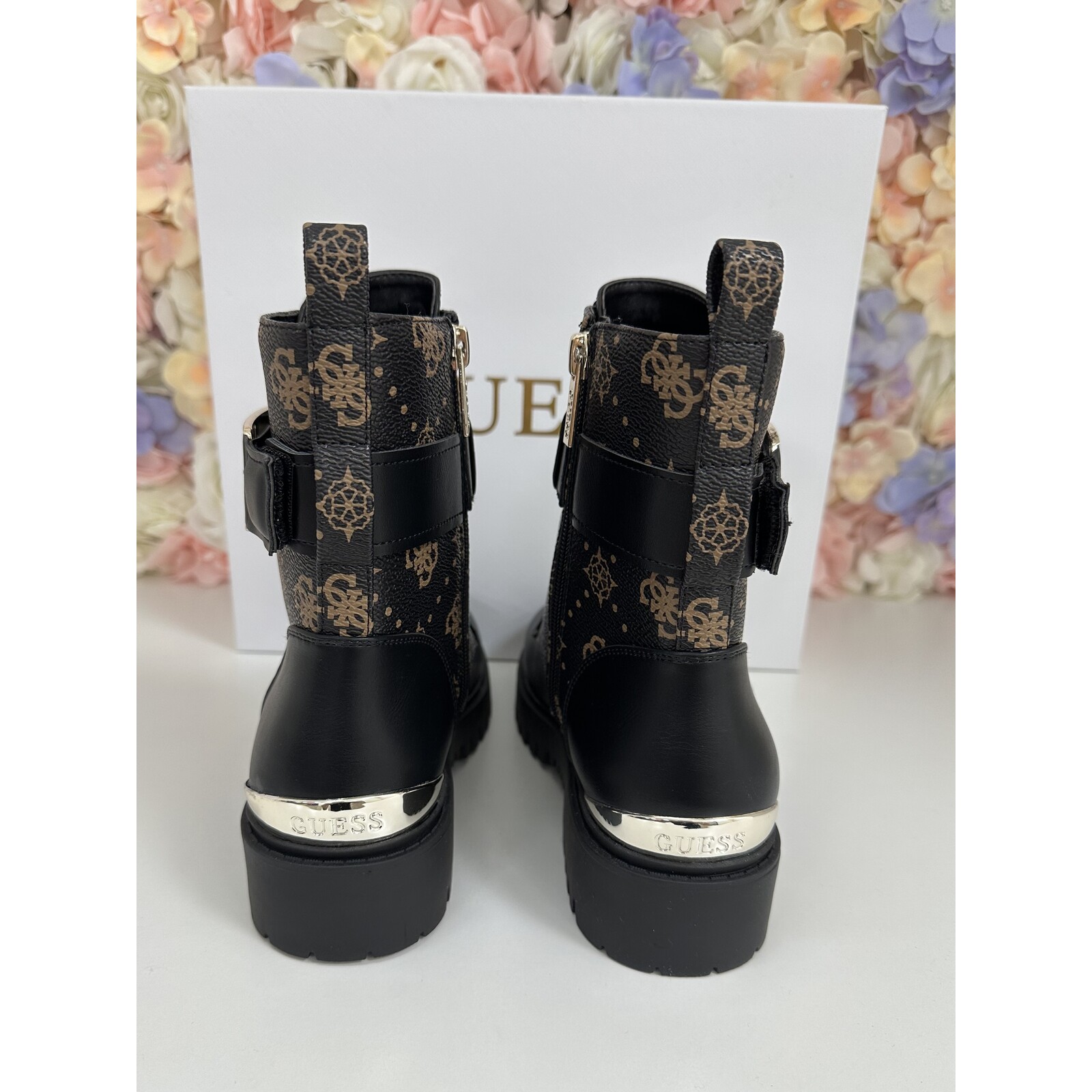 Guess Boots Oranda Logo Brown Guess 570