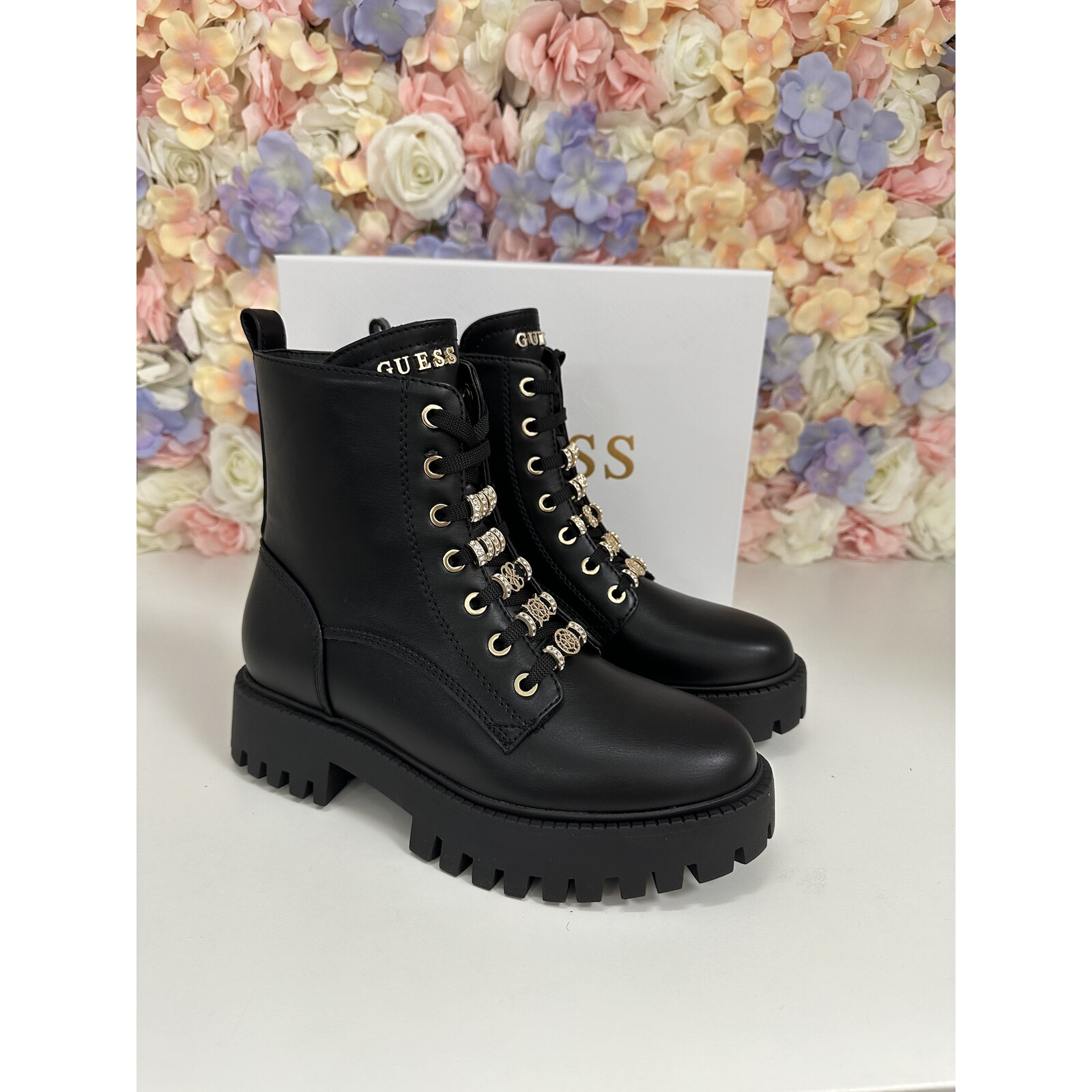 Guess Boots Fionaa Black Guess 555