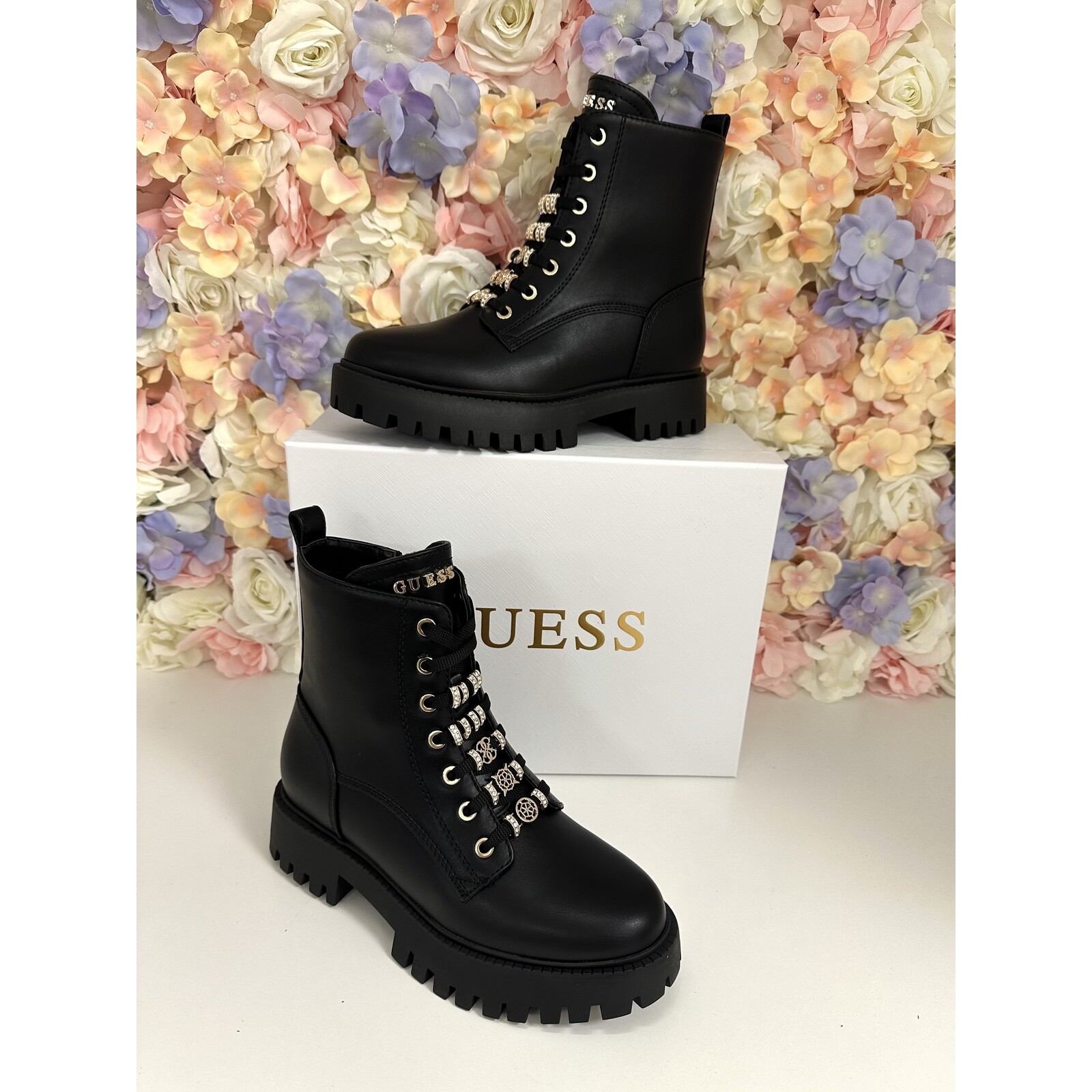 Guess Boots Fionaa Black Guess 555