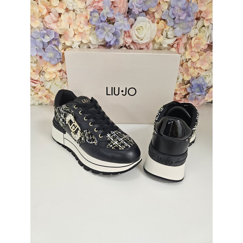 Sneakers Amazing Calf Leather  Boucle Black Liu Jo 1802