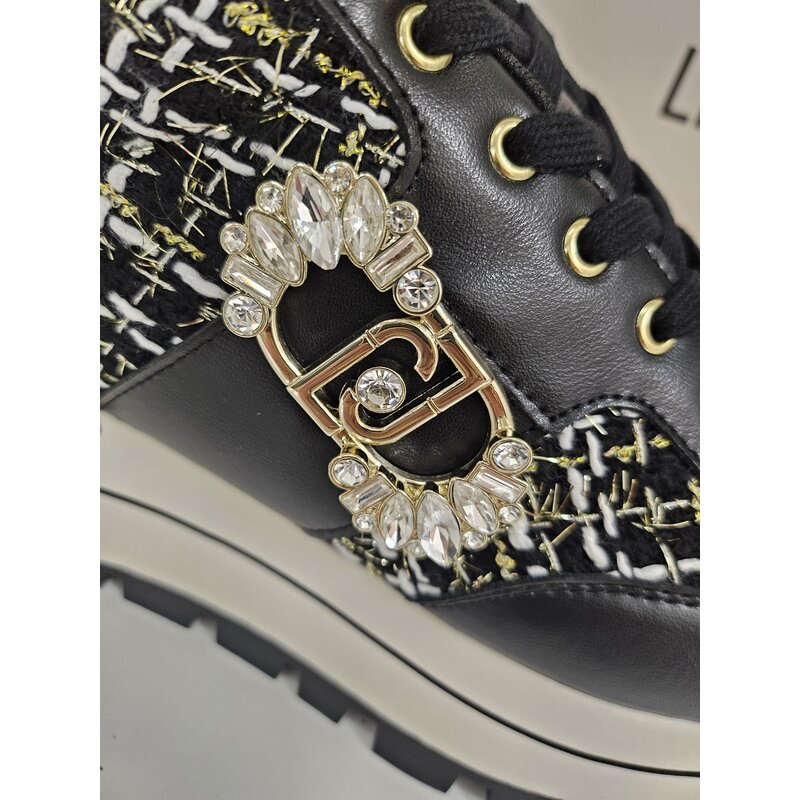 Sneakers Amazing Calf Leather  Boucle Black Liu Jo 1802