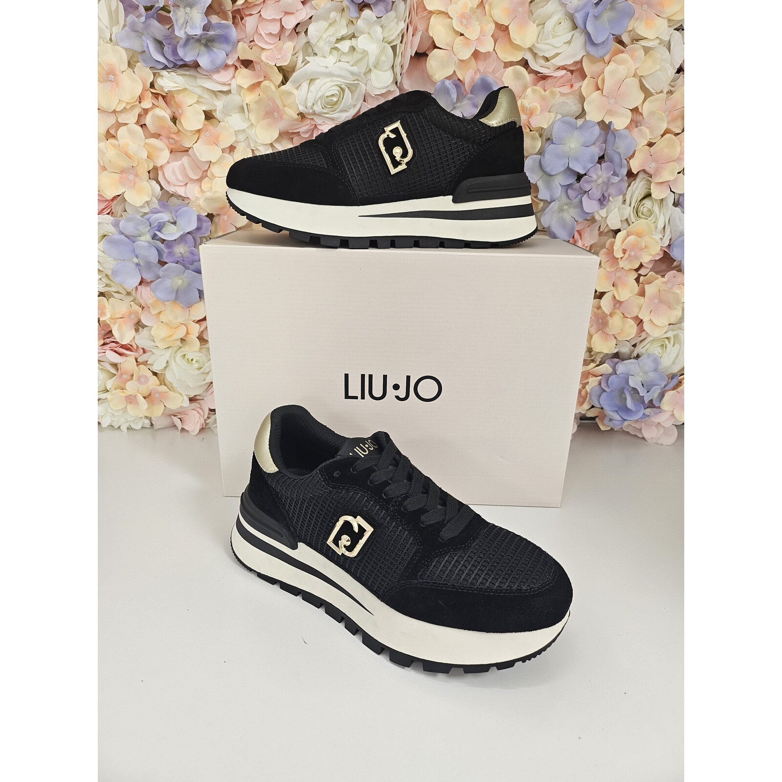 Liu-Jo Sneakers Amazing  Cow Suede  Mesh Black Liu Jo 1807