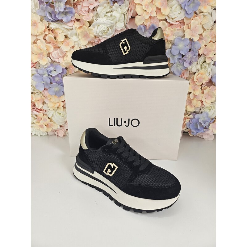 Sneakers Amazing  Cow Suede  Mesh Black Liu Jo 1807