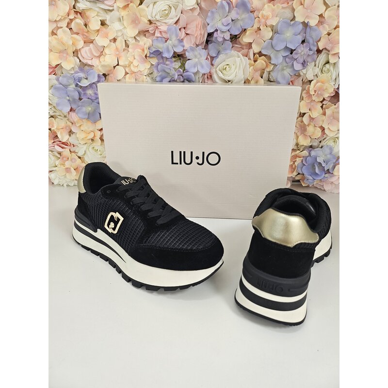 Sneakers Amazing  Cow Suede  Mesh Black Liu Jo 1807
