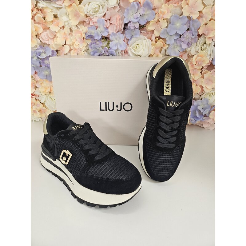 Sneakers Amazing  Cow Suede  Mesh Black Liu Jo 1807