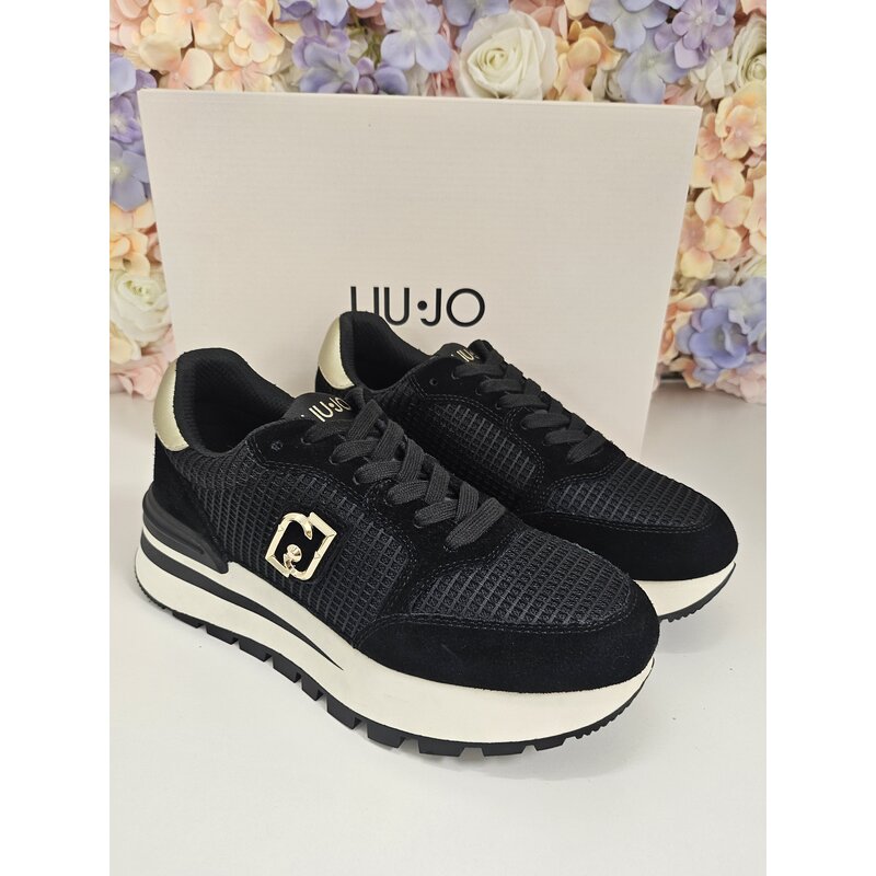 Sneakers Amazing  Cow Suede  Mesh Black Liu Jo 1807