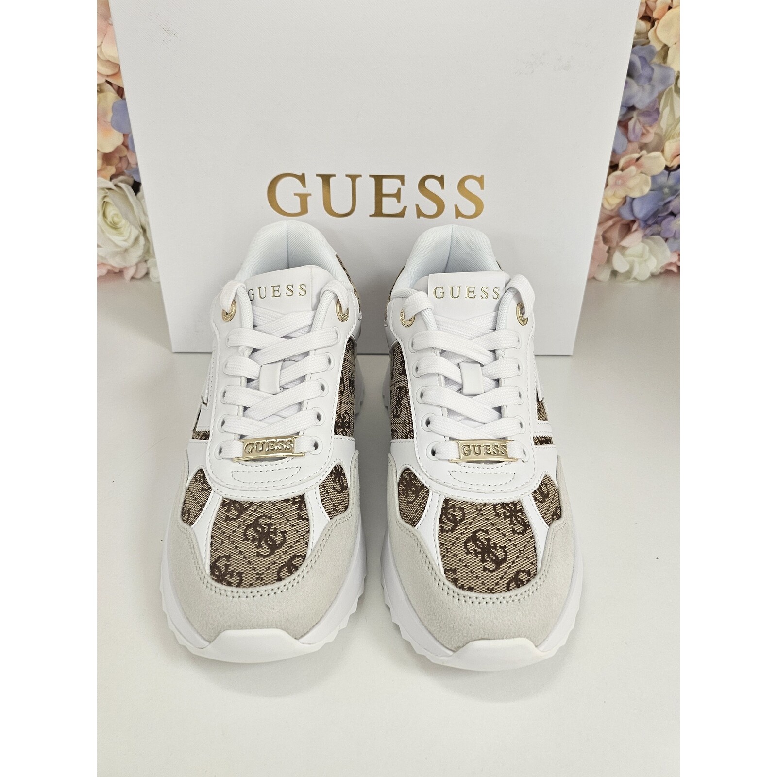 Guess Sneakers Korenzo Beige Brown Guess 573