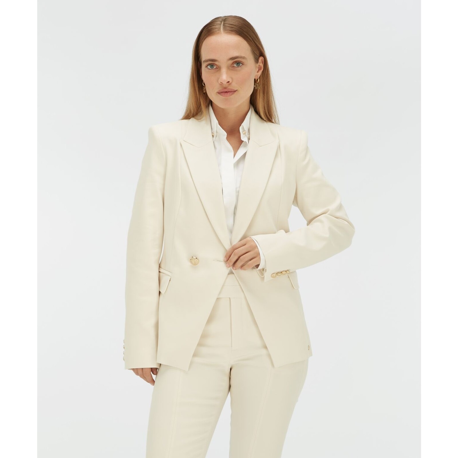 JoshV Blazer Zoya Creme White JoshV