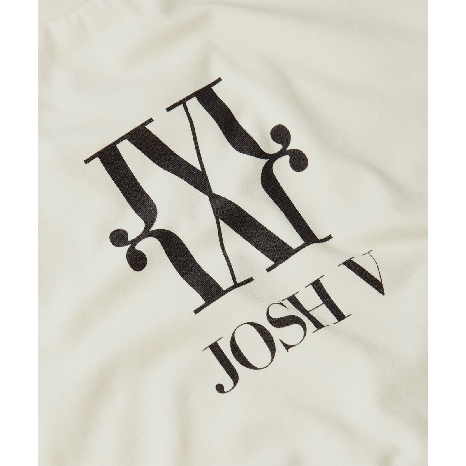 JoshV T-Shirt Dorie Monogram Off White