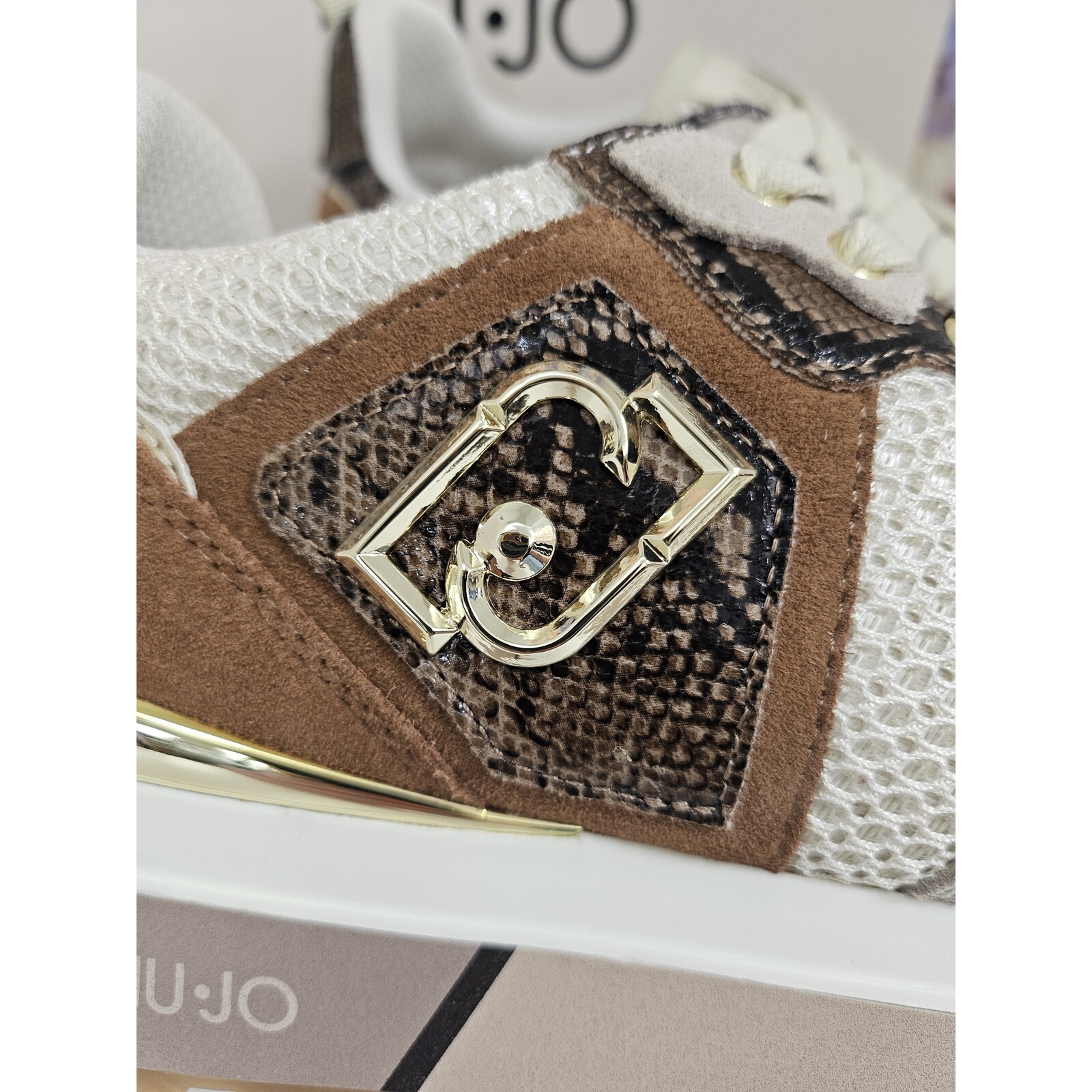 Liu-Jo Sneakers Maxi Wonder Camel Python Liu Jo 1811