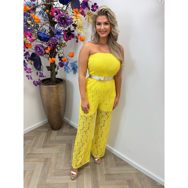 Jumpsuit Perfect Lace Yellow