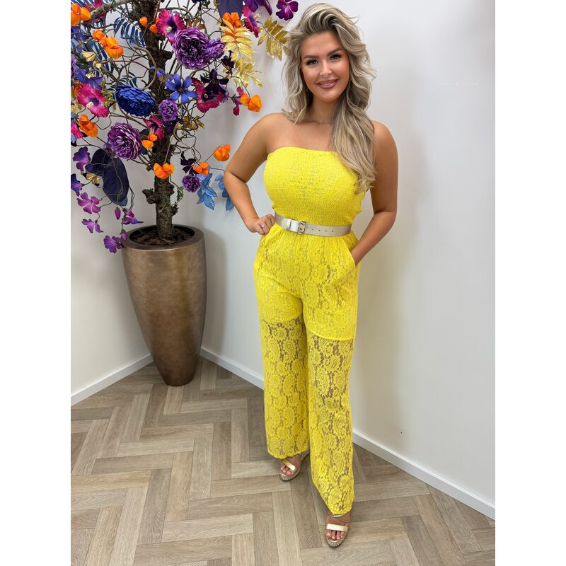 Jumpsuit Perfect Lace Yellow