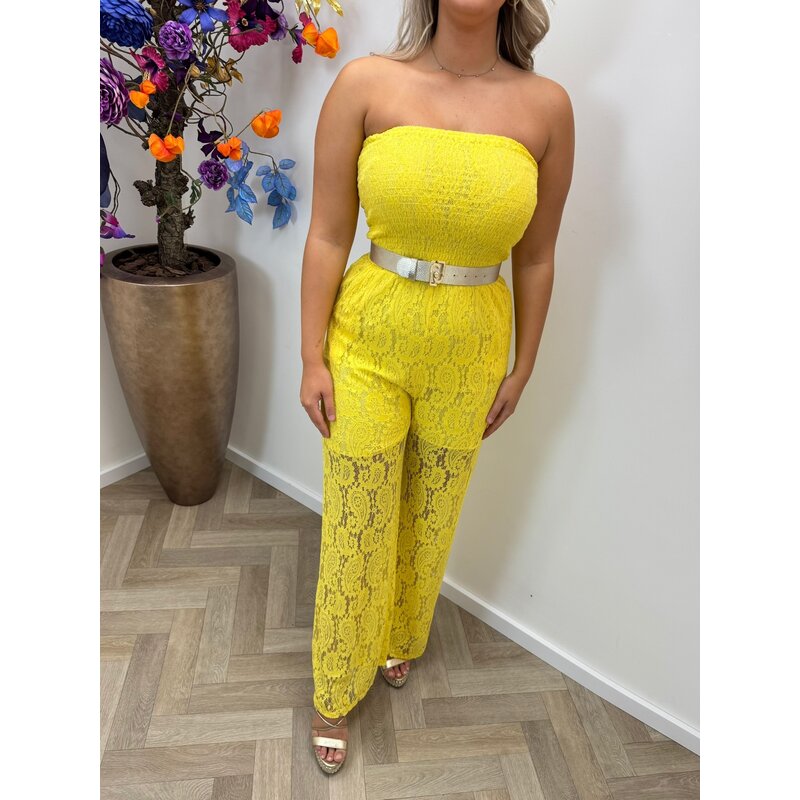 Jumpsuit Perfect Lace Yellow