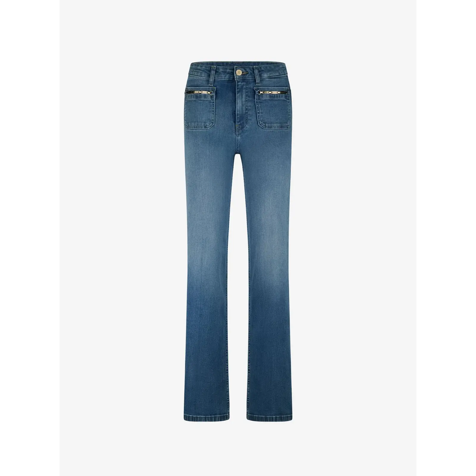 Nikkie Jeans Kyoto Mid Blue Denim Nikkie