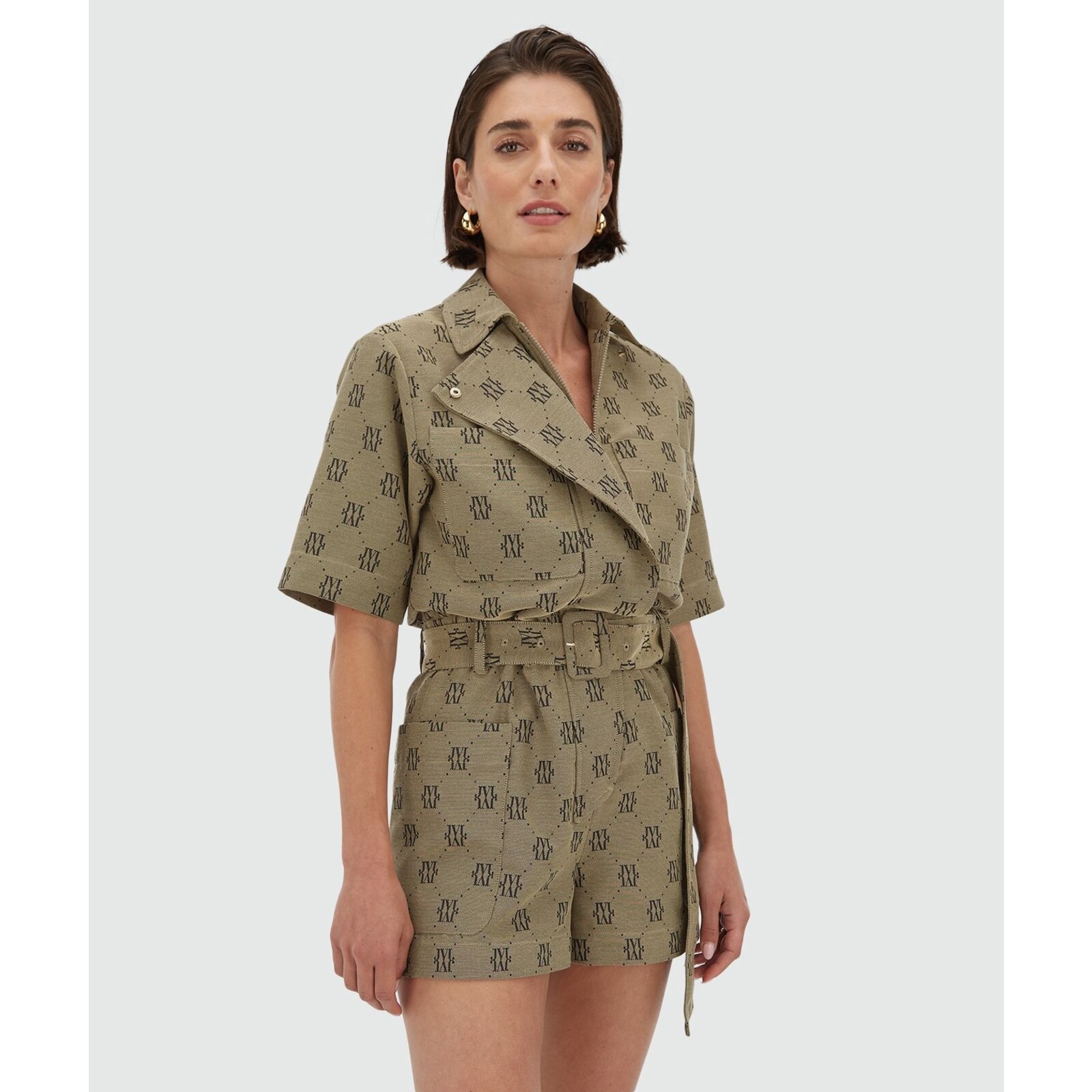 JoshV Jumpsuit Maxime Beige Black JoshV