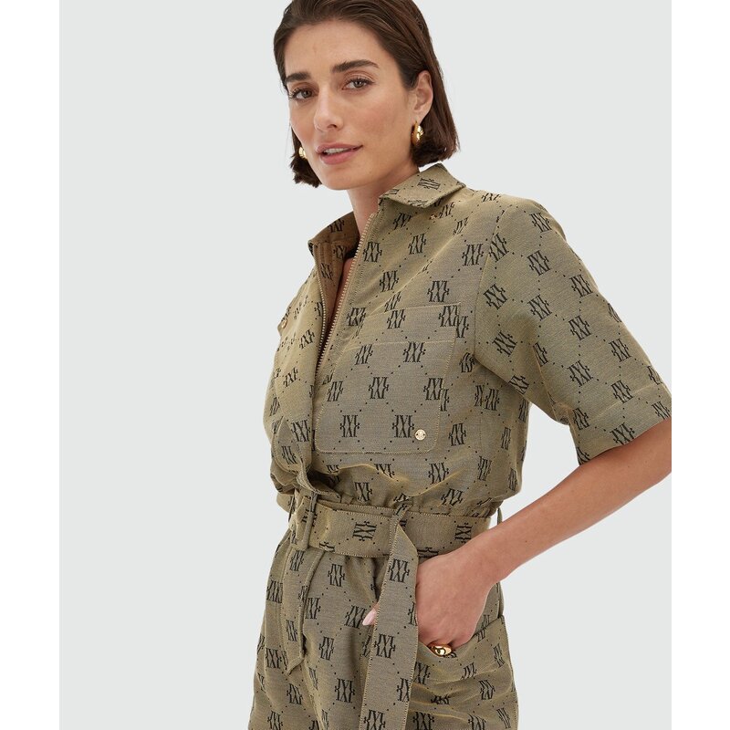 Jumpsuit Maxime Beige Black JoshV