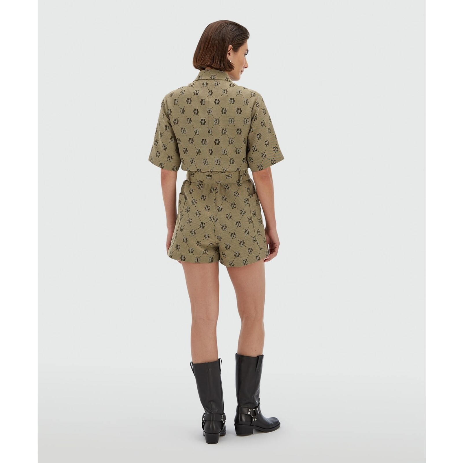JoshV Jumpsuit Maxime Beige Black JoshV