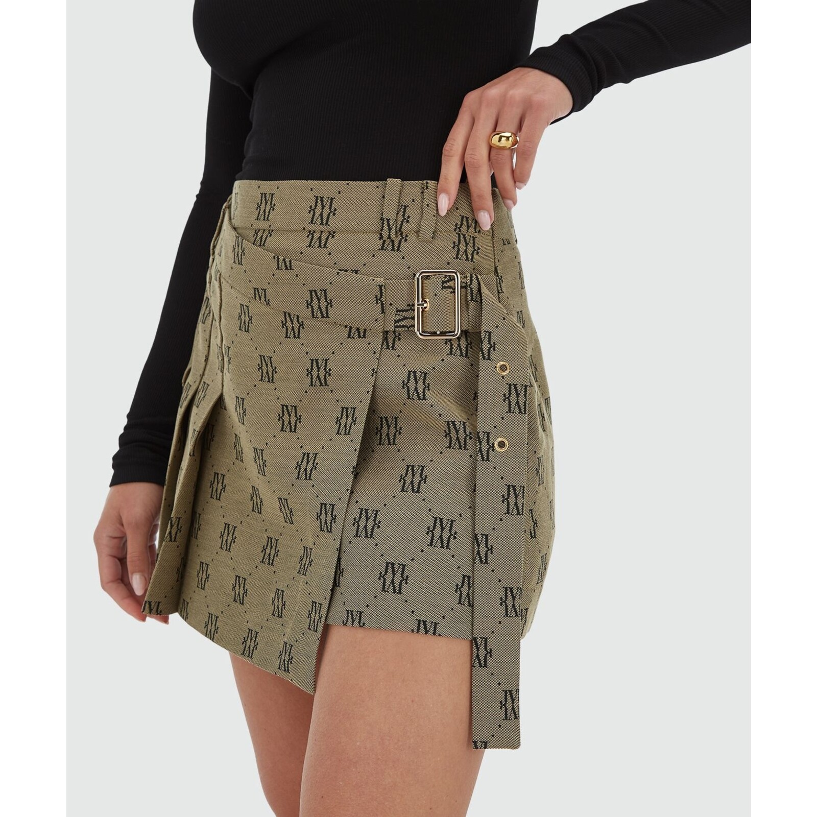 JoshV Skirt Isadee Beige Black JoshV