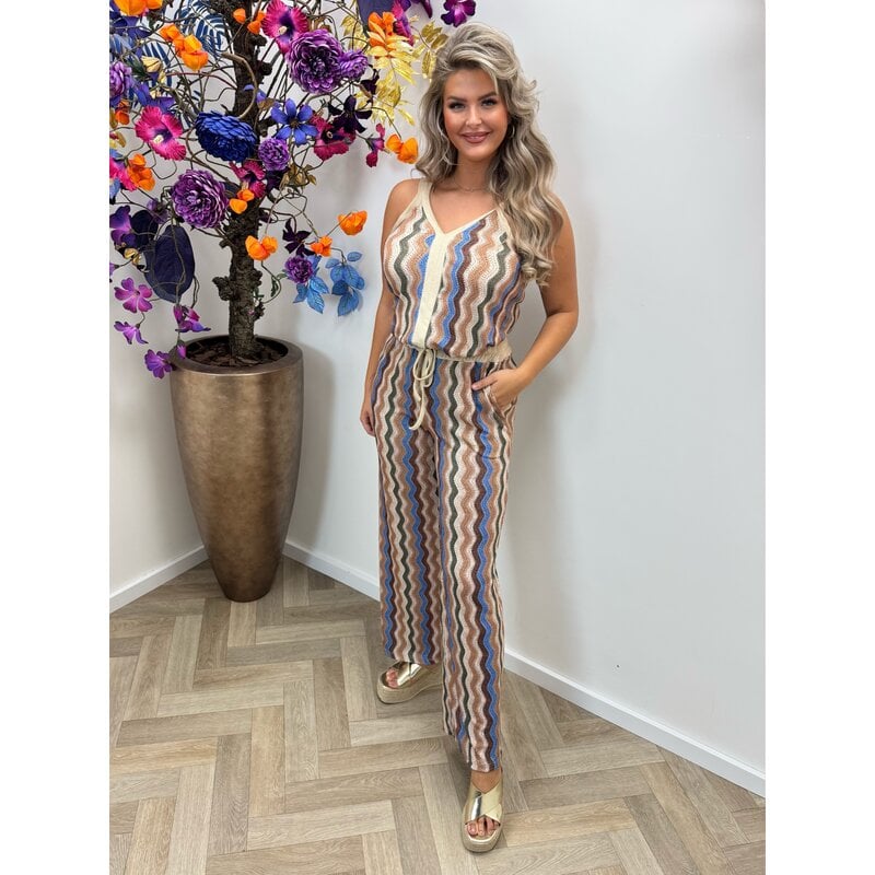 Set Sylvia Zigzag Beige