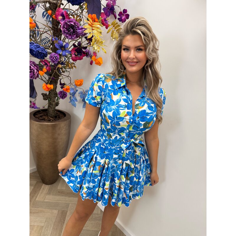 Dress flowers Kobalt CY3405D