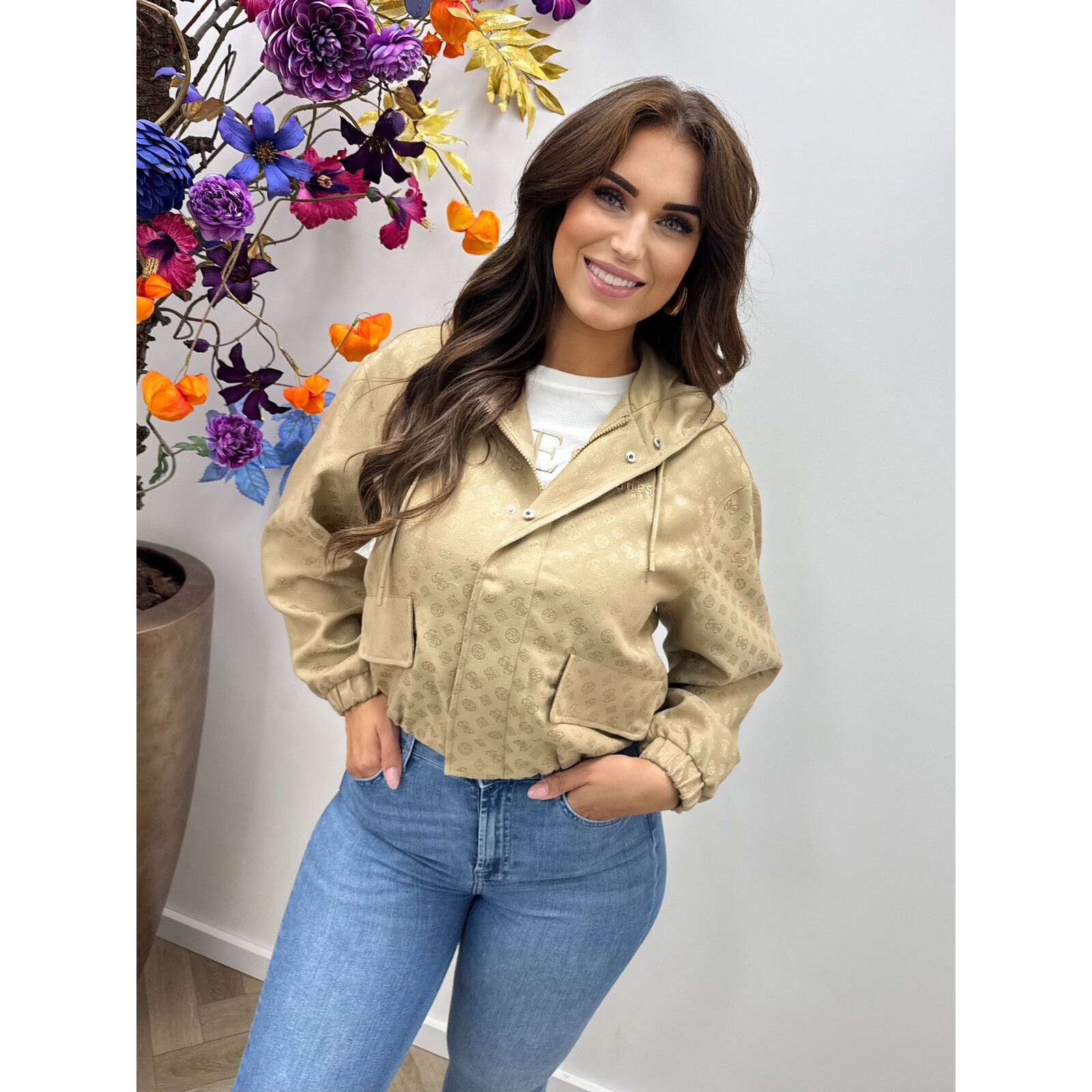 Guess Jacket Peony camel Guess 619