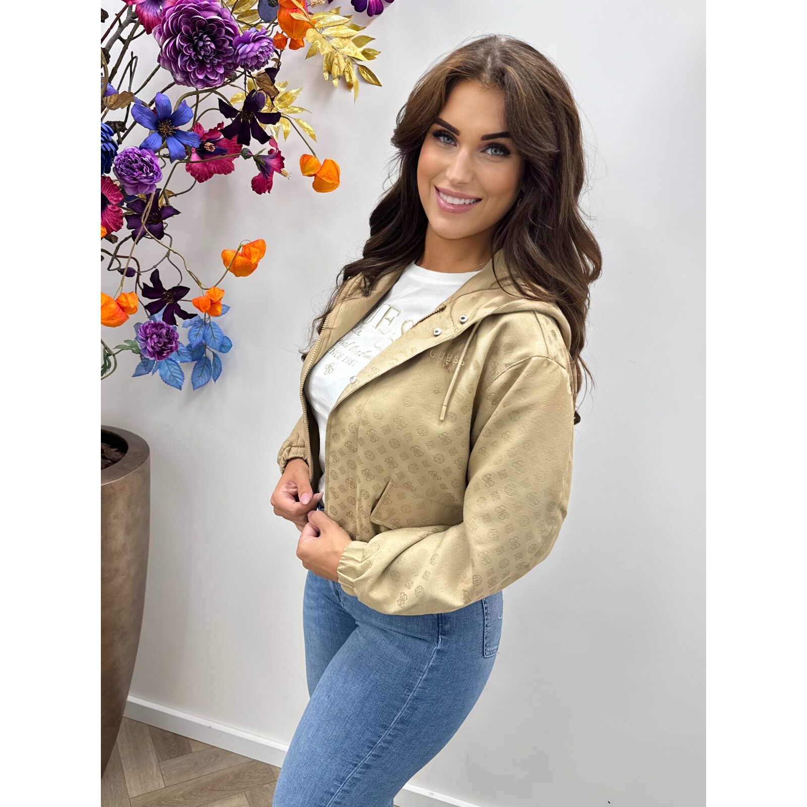 Guess Jacket Peony camel Guess 619