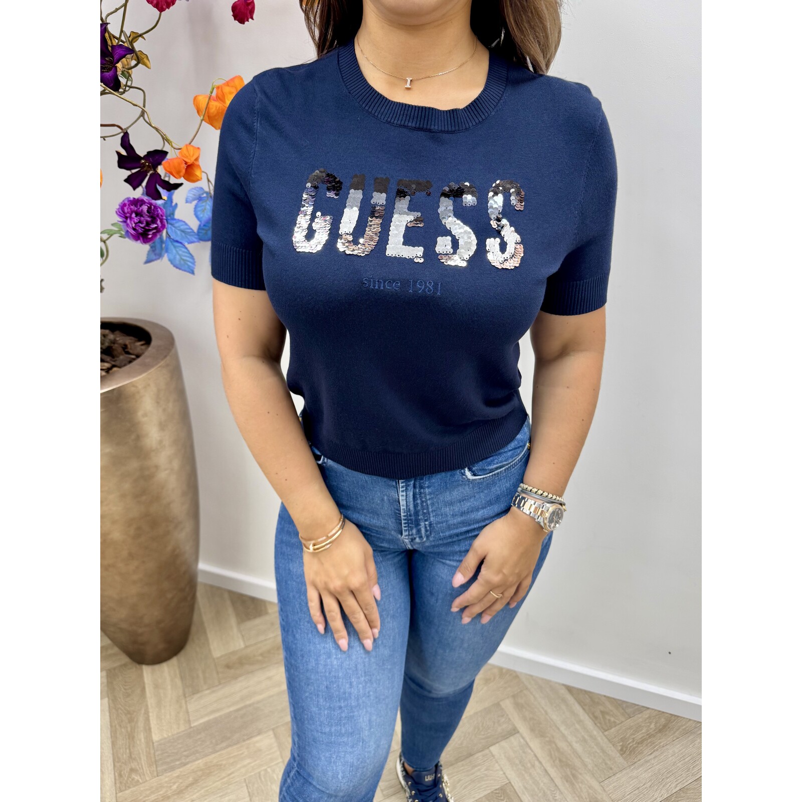 Guess Top Layla Smart Blue Guess 608
