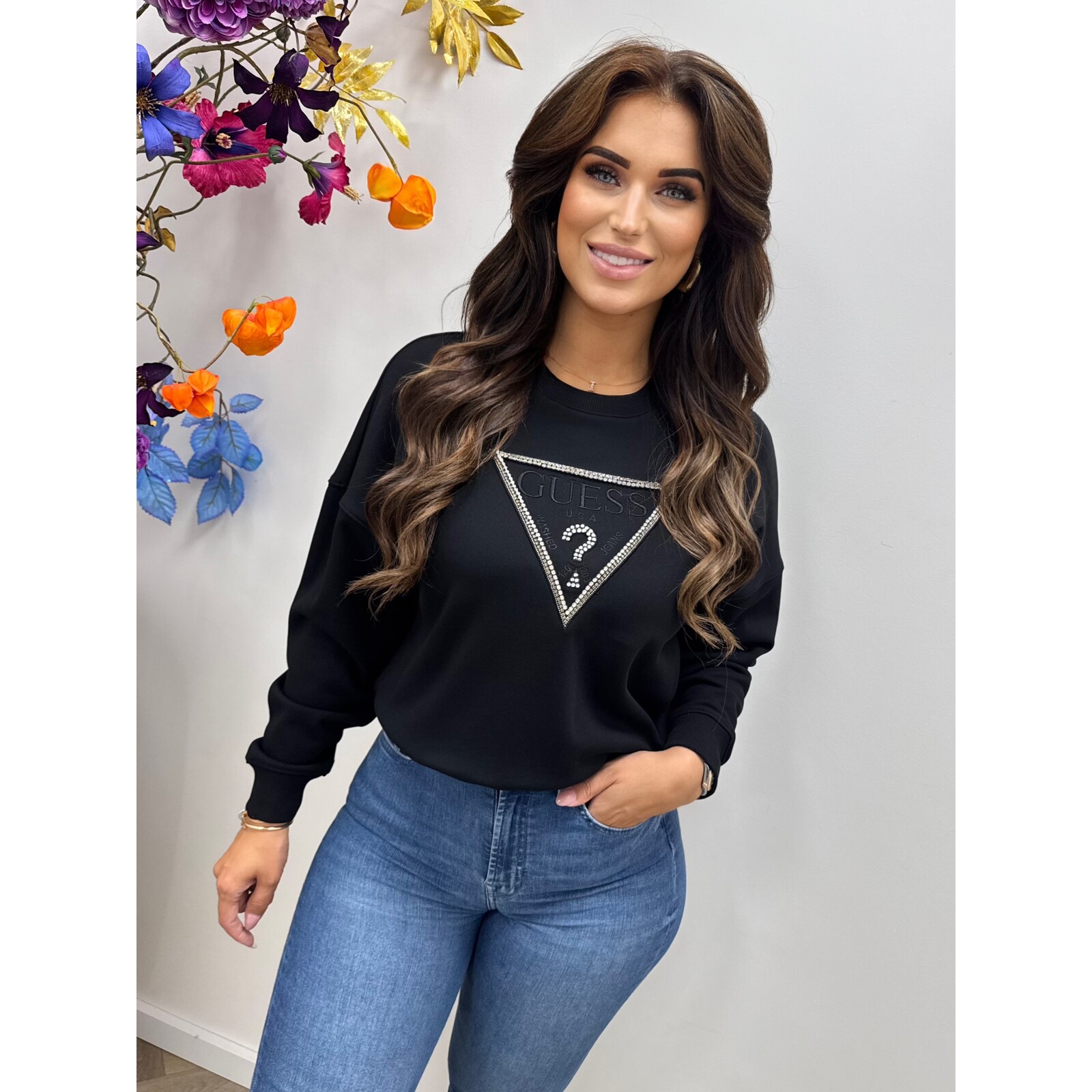Guess sweater Rachele Triangle Black Guess 614