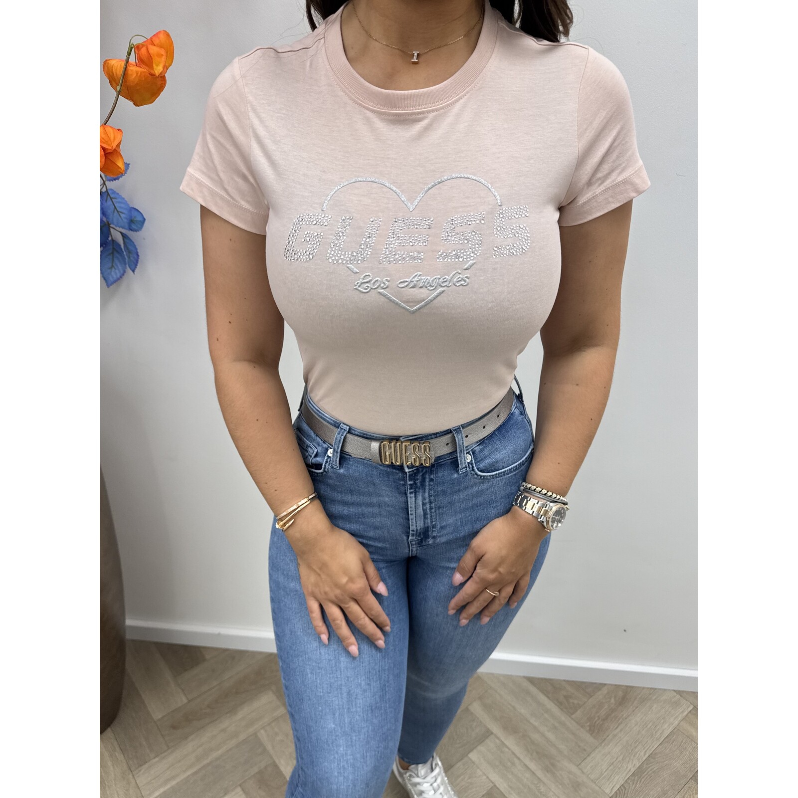 Guess T-Shirt Narciso dolly Pink Guess 602