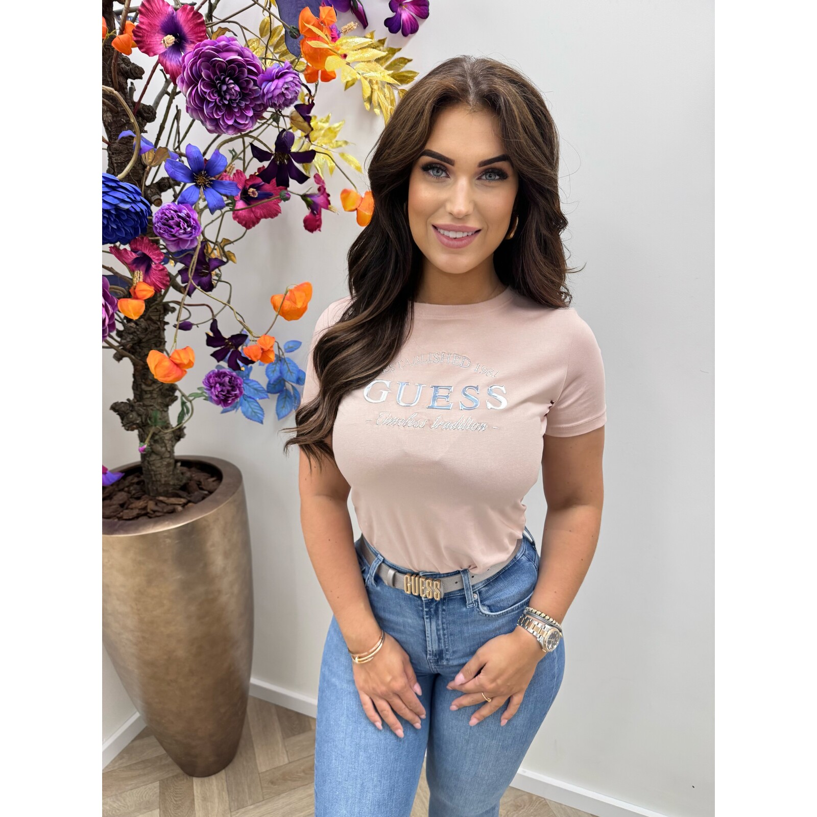 Guess T-Shirt Nina Dolly Pink Guess 582