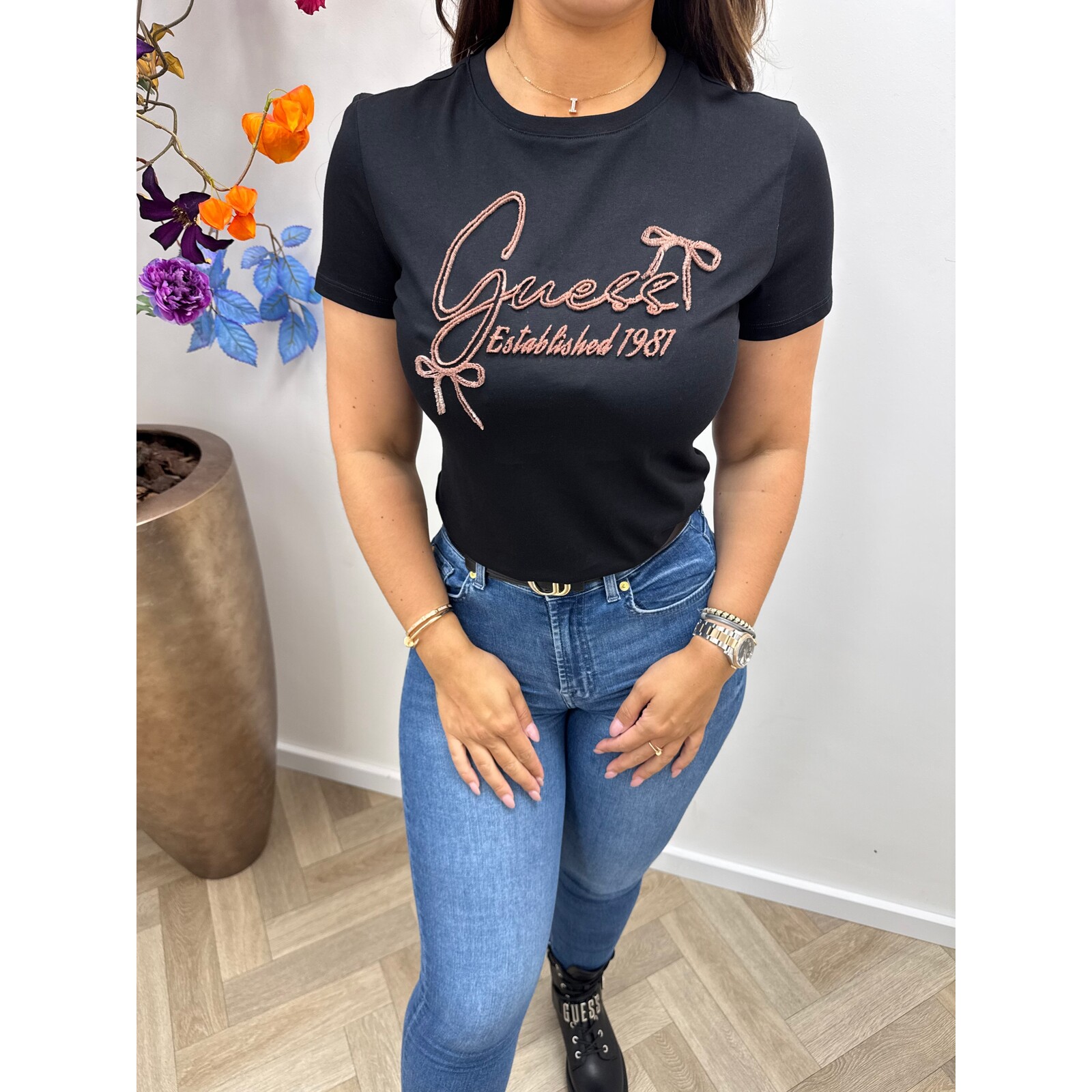 Guess T-Shirt Margot Black Guess 618