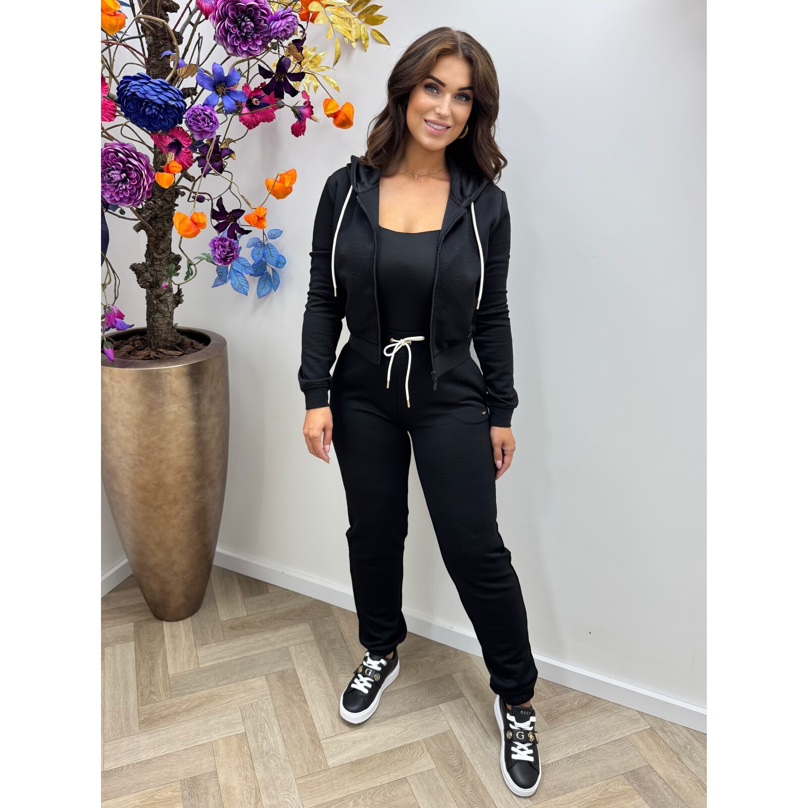 Guess Jacket 3D peony Black Guess 592