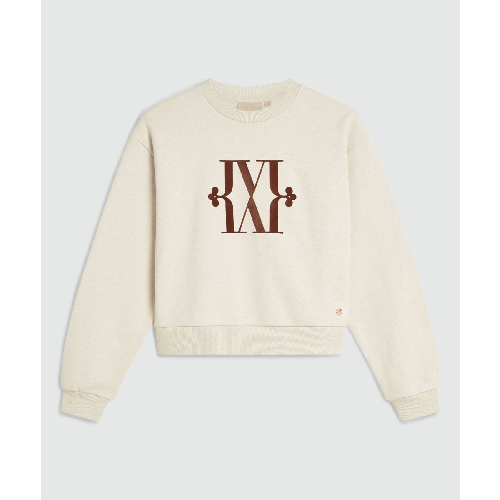 JoshV Sweater Ebah Light Ecru Melange JoshV