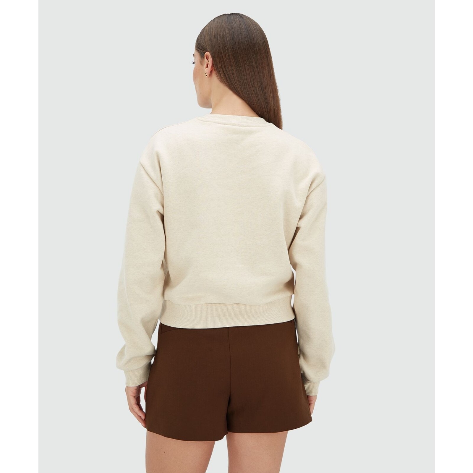 JoshV Sweater Ebah Light Ecru Melange JoshV