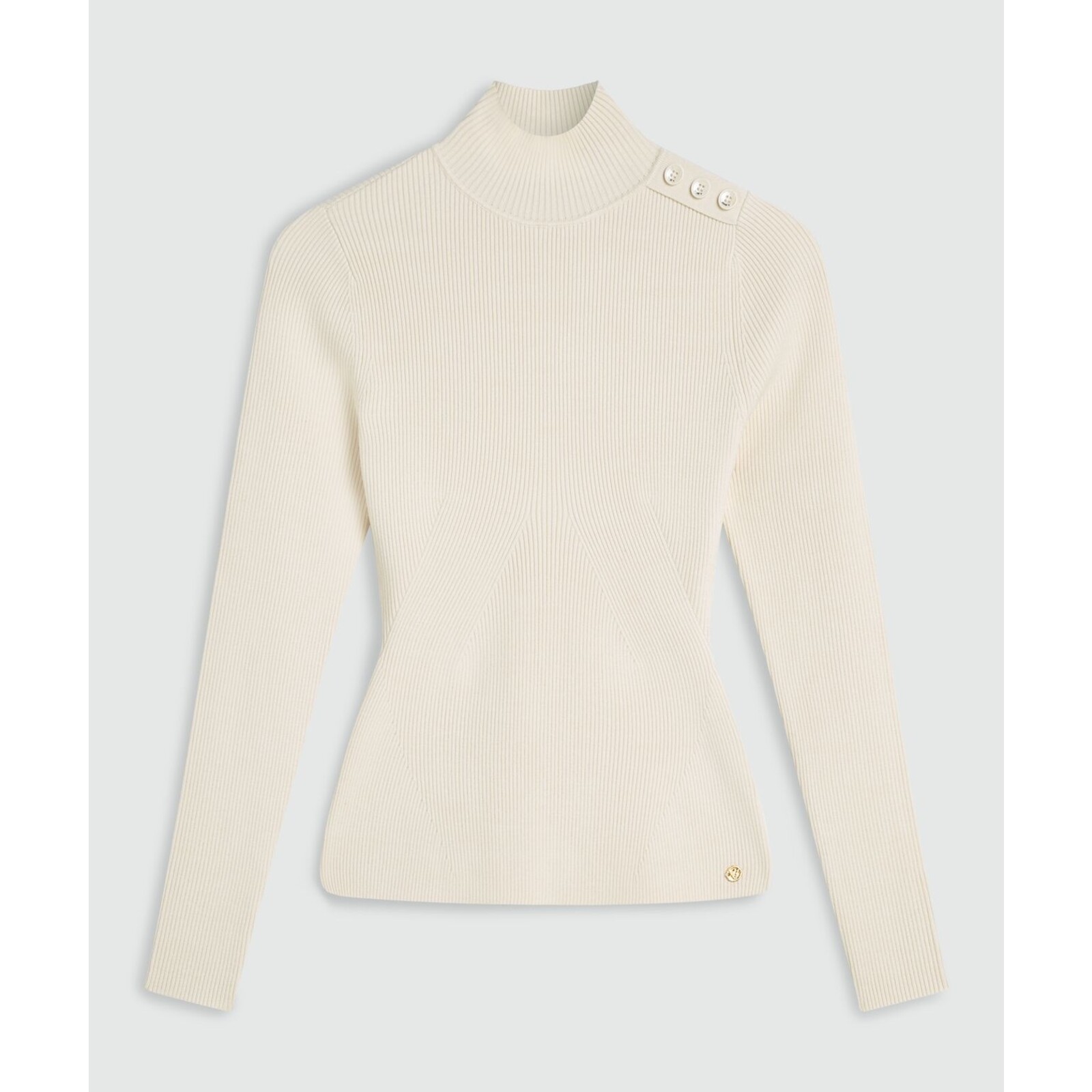 JoshV Rib Top Loua Light Ecru JoshV