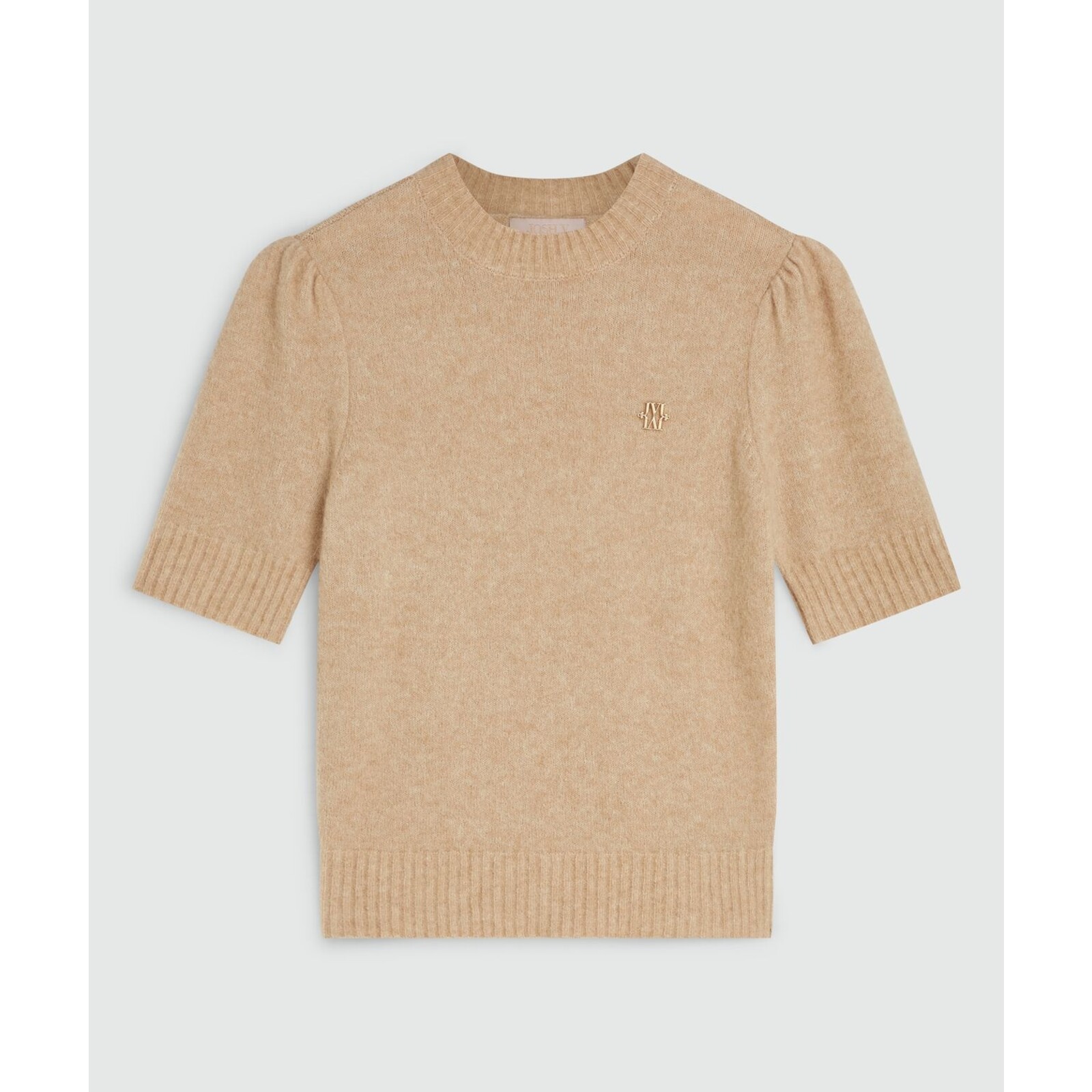 JoshV Trui Franka Light Brown Melange JoshV