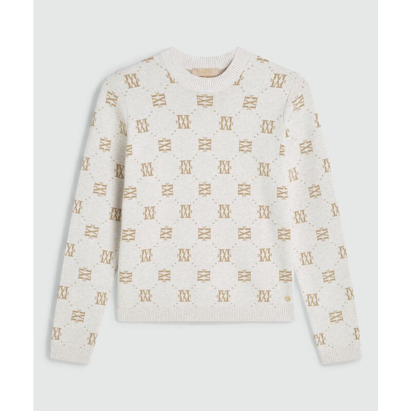 Trui Fae Logo Light Warm Melange JoshV