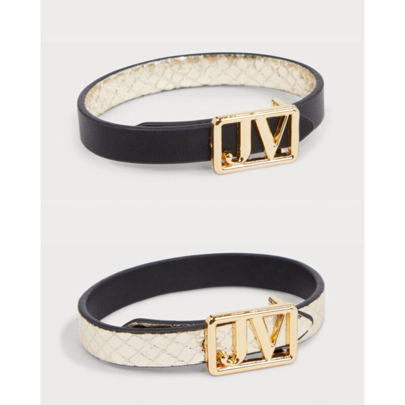 2 in 1 Bracelet Maaike Gold Black