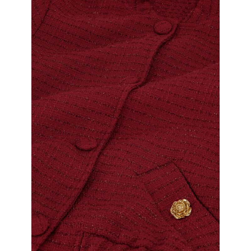Jacket Bomber Loreda Wine Nikkie