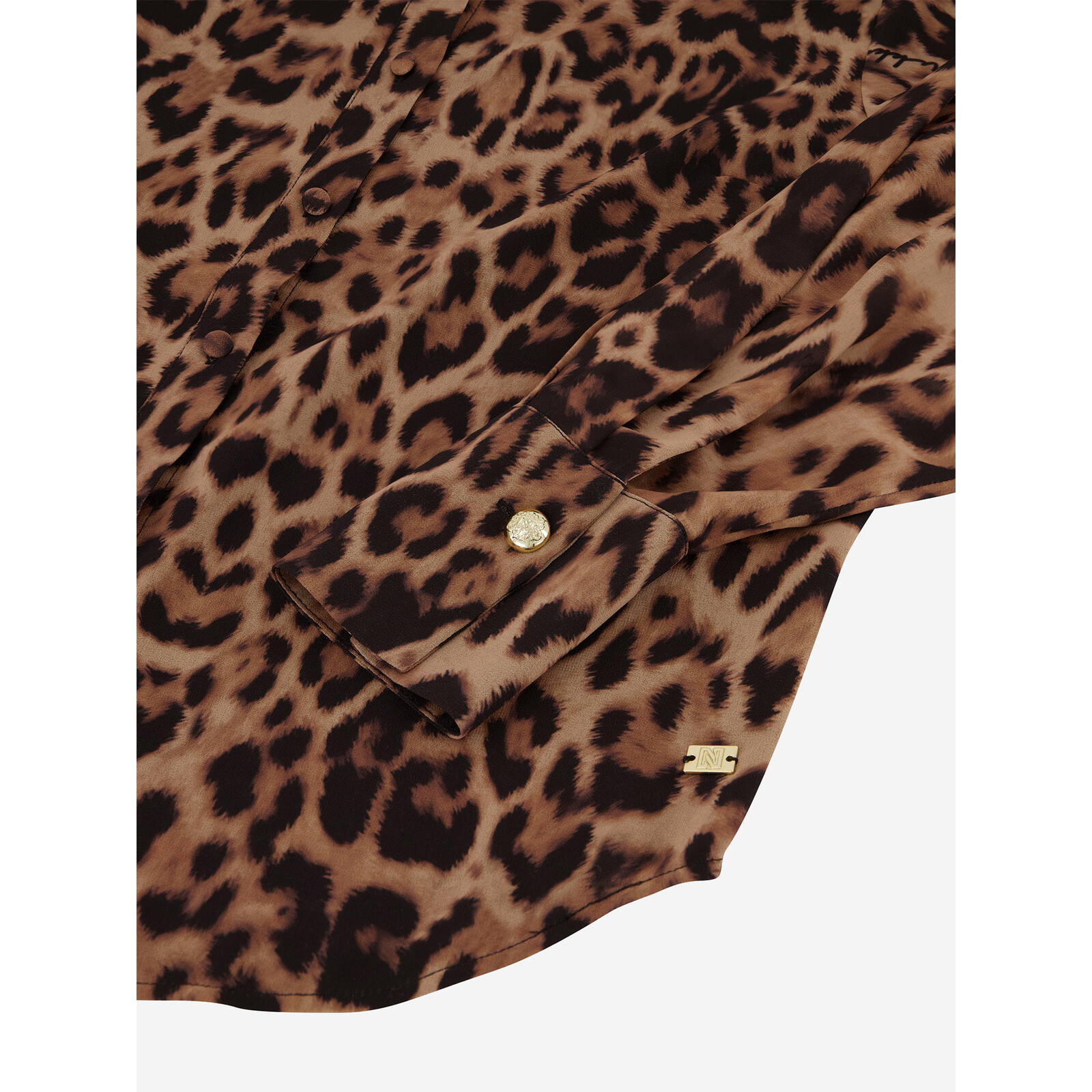Nikkie Blouse Leopard Toffee Nikkie