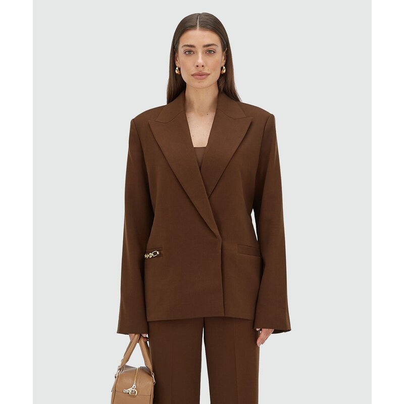 Blazer Oversized Deacon Dark Brown JoshV