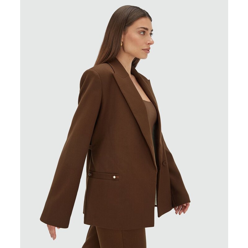 Blazer Oversized Deacon Dark Brown JoshV