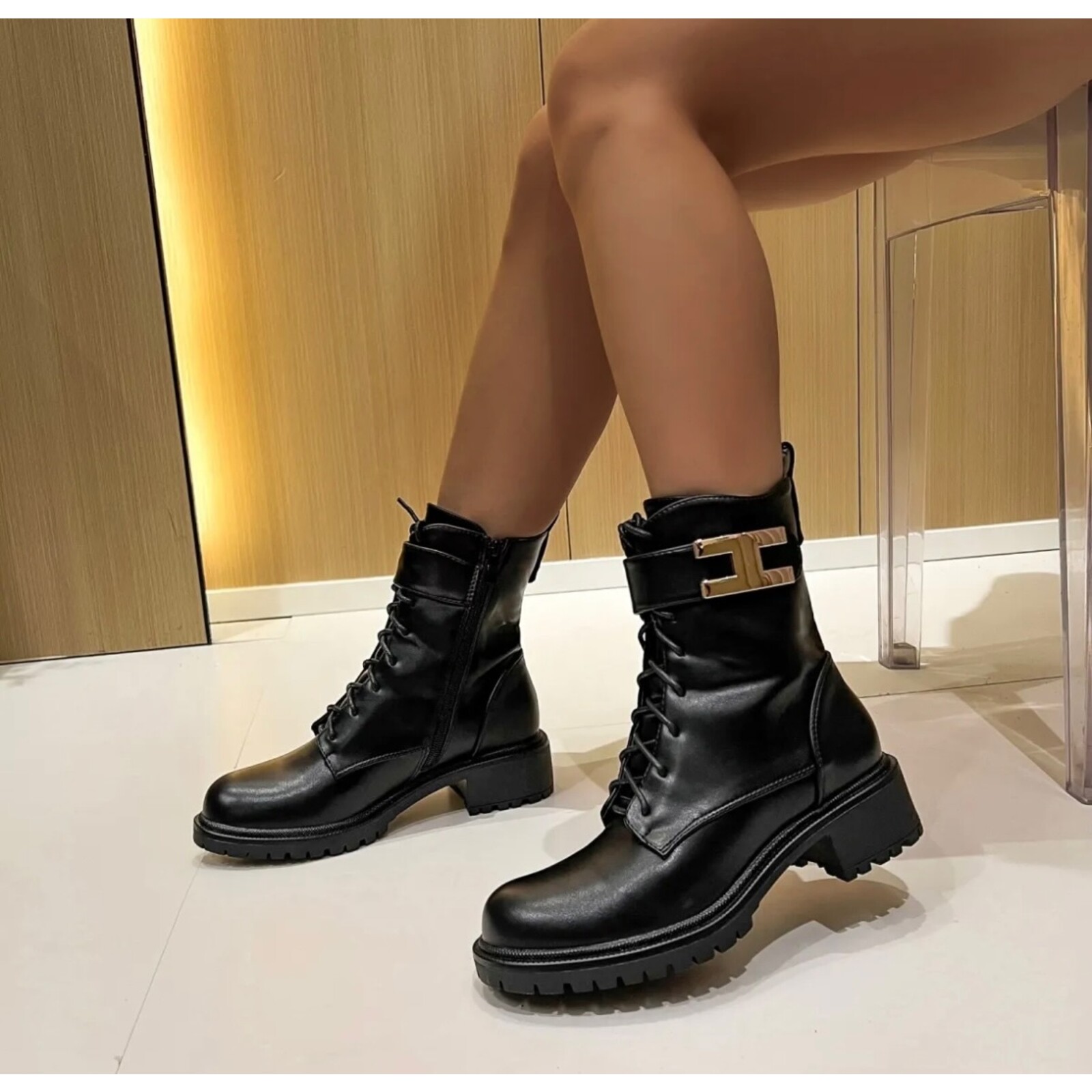 Boots Elisa Black ZY004