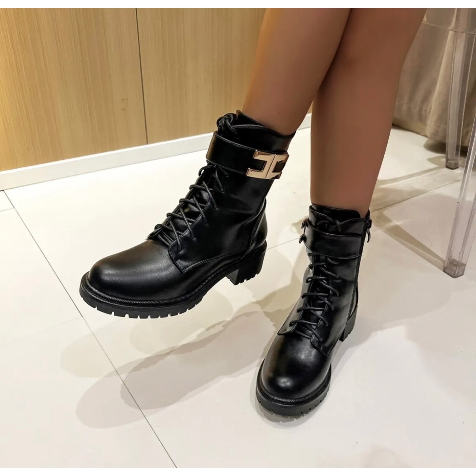 Boots Elisa Black ZY004