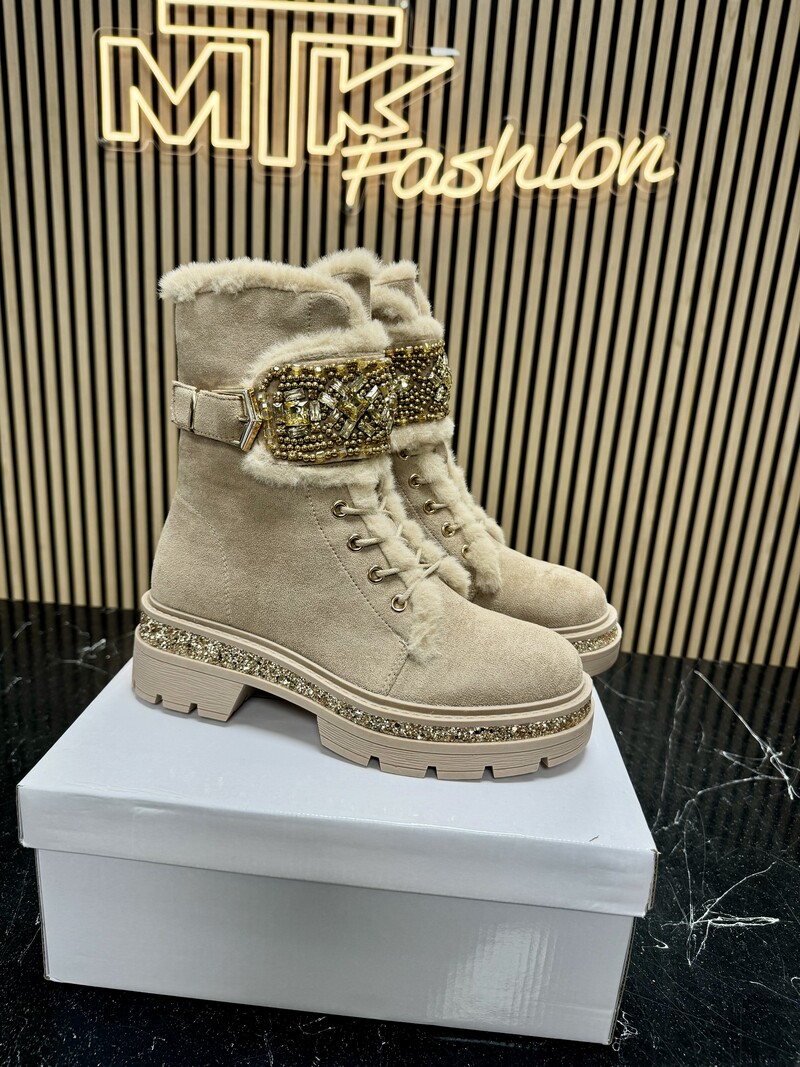 Boots Luxury Gold Beige A-950