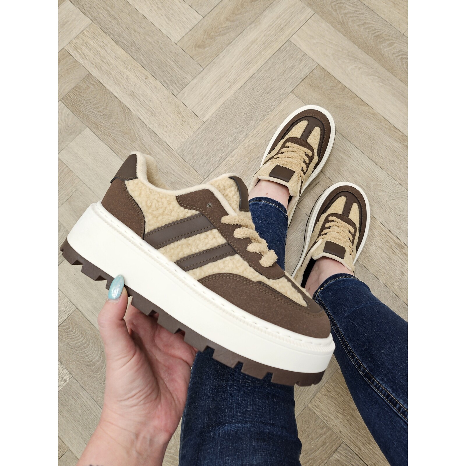 Sneakers Teddy Senna Choco 88-107