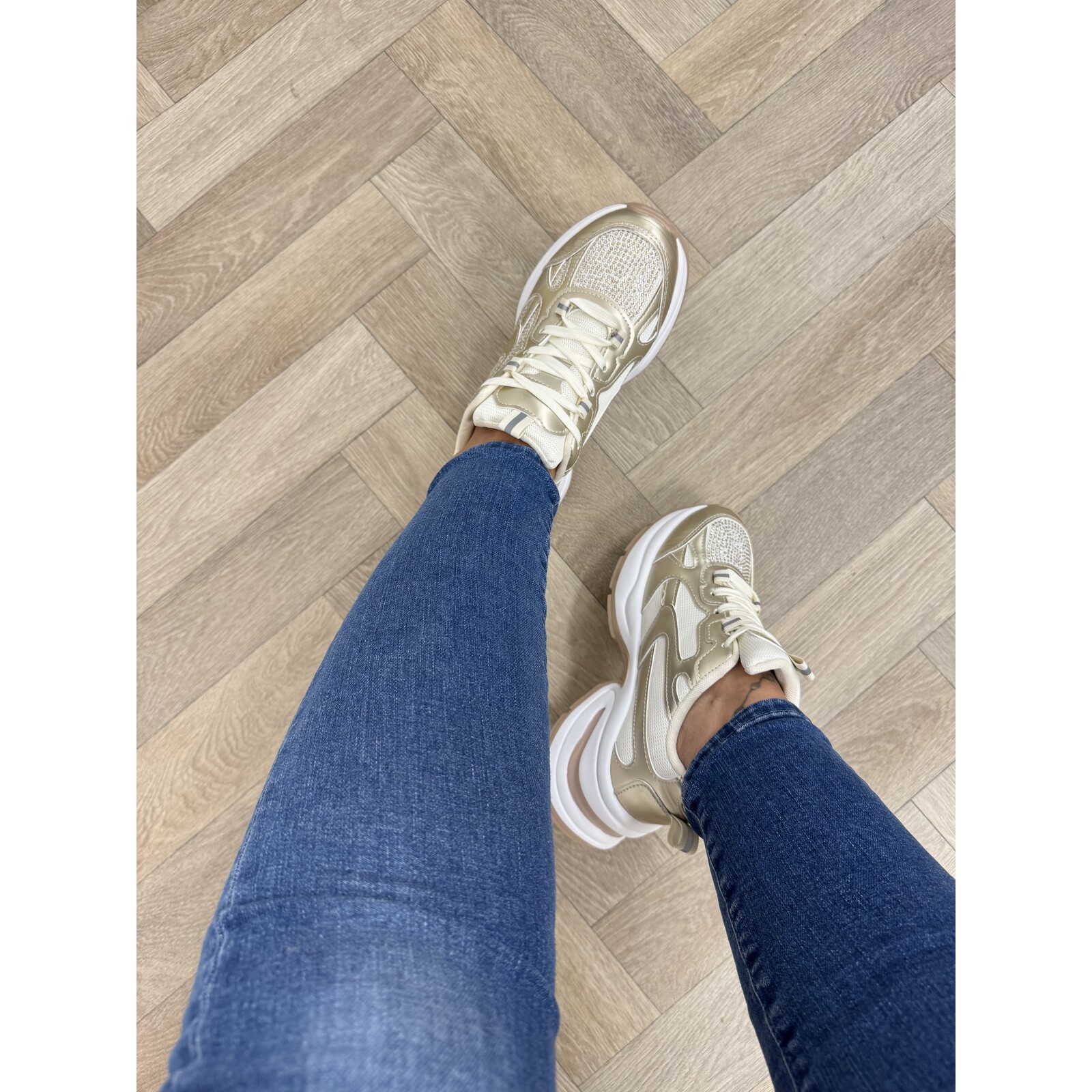 Sneakers Steffie Gold YY-105