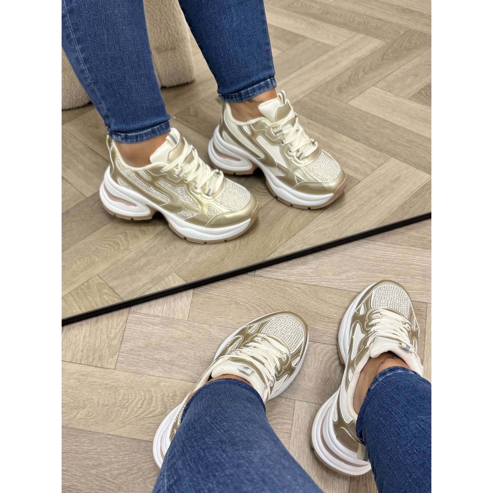 Sneakers Steffie Gold YY-105