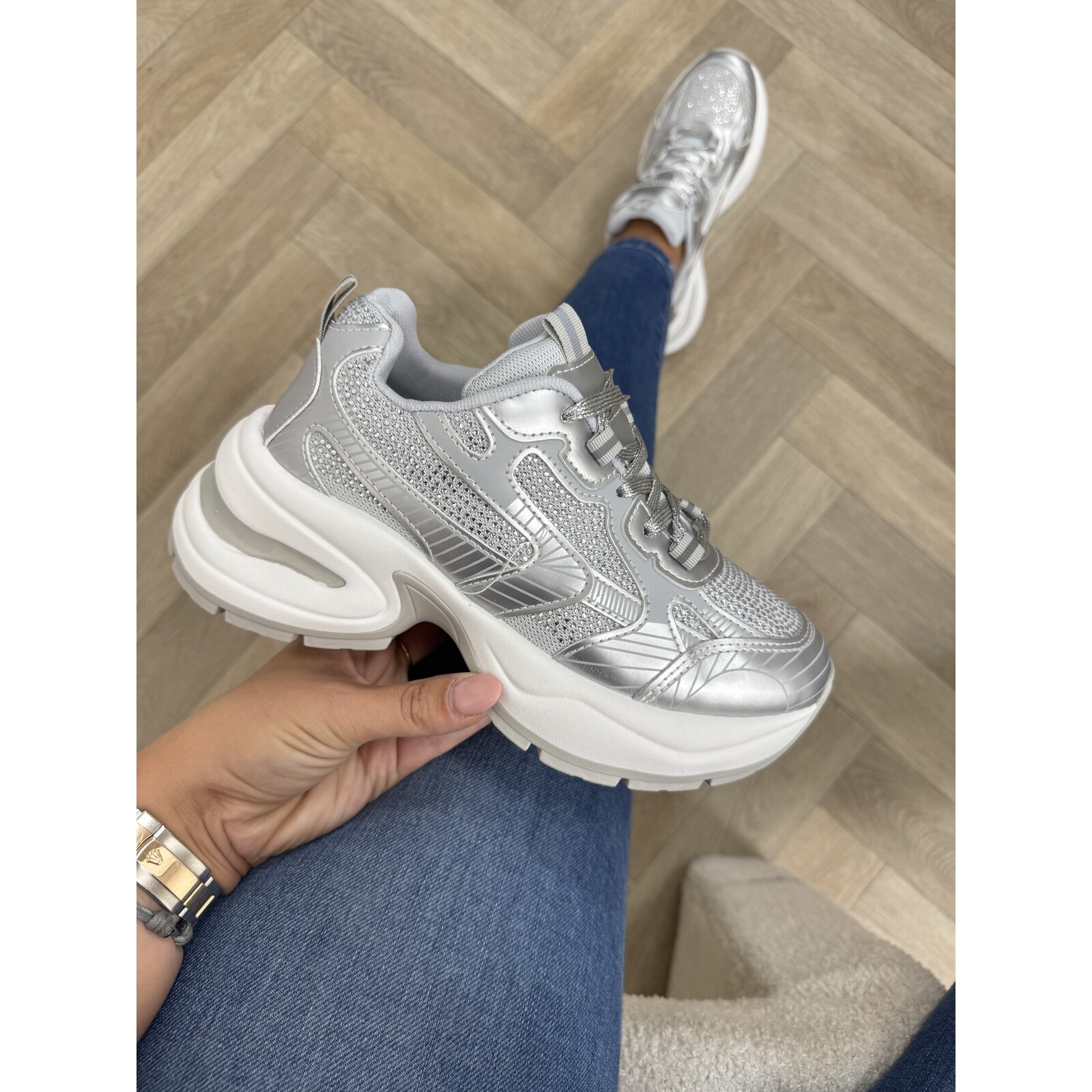 Sneakers Steffie Silver YY-105