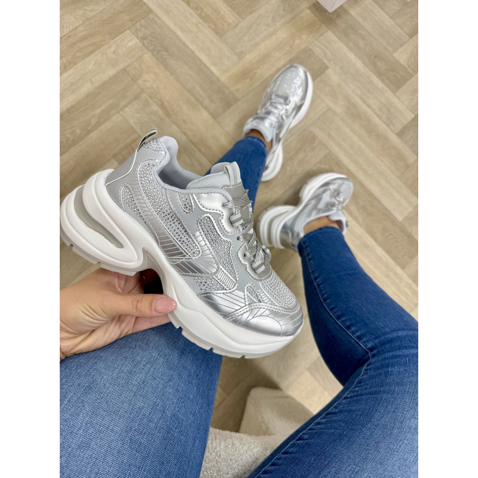 Sneakers Steffie Silver YY-105